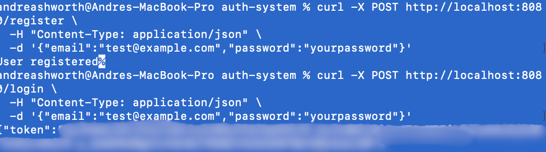 JWT Auth System